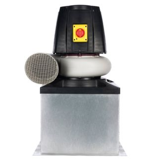 Plastec R 25 Direct Drive Forward Curve Roof Mounted Polypropylene Blower, 1700 CFM, 3/4 HP, Single Phase, 115/230 V - R25SS4P075