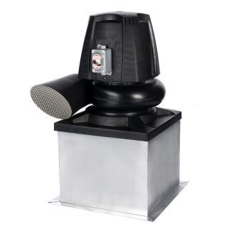 Plastec R 25 XP Direct Drive Forward Curve Roof Mounted Polypropylene Blower, 2100 CFM, 4 HP, Three Phase, 230/460 V - R25XT2P400