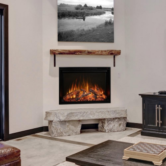 Modern Flames Red Stone Traditional Fireplace - Available in 26"-54" Sizes - RS-21-B