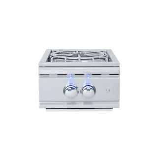 RCS Pro Slide-In Stainless Steel Side Burner With Blue LED - RSB3/RSB3LP