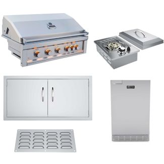 Sunstone 5-Piece 42-Inch Grill Kitchen Package