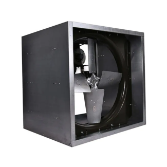 Triangle Fans 24" RVI Belt Drive Heavy Duty Industrial Supply Fan 1/3 HP 115V 1-Phase Open Drip Proof Motor