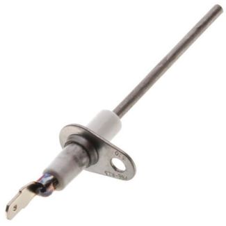 Reznor RZ147165 OEM flame sensor rod with white porcelain insulator.