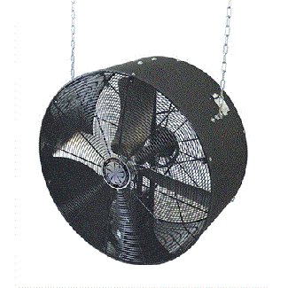 TPI 48" 14400 CFM Belt Drive Suspended Blower 1HP- SB48BHL