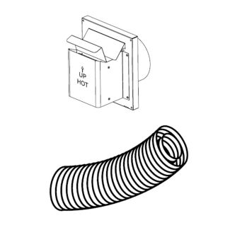 Superior Fireplace Flex Compact Term w 48-Inch compressed vent - SFKIT48CT