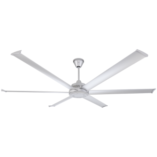 Big Ass Fans Mammoth  84" Smart Indoor/Outdoor Silver Ceiling Fan with Wifi Enable