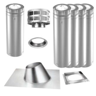 Majestic SL1100 11-Inch ID x 13-Inch OD 15ft Vertical Vent Kit