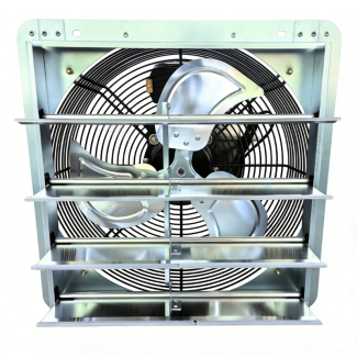 ACIQ 16” Shutter Wall Exhaust Fan Direct Drive 3100 CFM 120 Volts 1 Phase - SMWE16