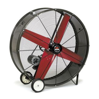 Triangle Fans 36" HeatBuster Slim Belt Drive Portable Barrel Fan - 1 Speed - SPL3613