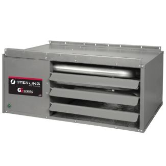 Sterling GG Series 30,000 BTU Low Profile Unit Heater - Natural Gas / Liquid Propane - Standard / Separated Combustion All-In-One Convertible Unit - Stainless Steel Heat Exchanger
