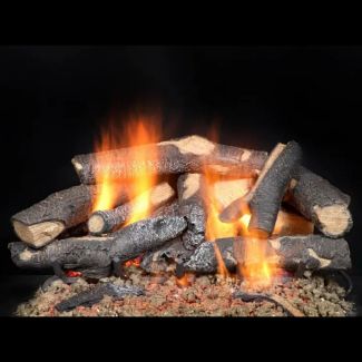 Majestic 18" Fireside Supreme Oak gas log set for See-Through