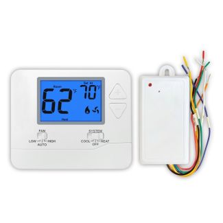 ACiQ Non-Programmable 2H/1C Heat Pump 1H/1C Conventional PTAC Thermostat with Receiver - STN731RF