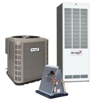 Style Crest-Revolv 3.5 Ton 13.4 SEER2 80% AFUE 77,000 BTU Sweat-Fit Mobile Home Air Conditioner and Gas Furnace System - R454B - HSA4MD5M1SN42K / C85DAMX42U-B / MG1E-B077F1ABM1