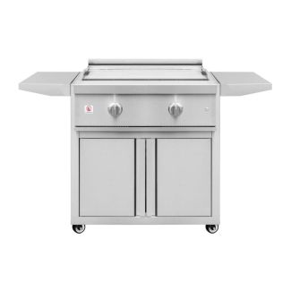 Summerset PRO Series Outdoor Stainless Steel Freestanding Gas Griddle with Cart for Propane - GRIDPRO-LP / CART-GRID30
