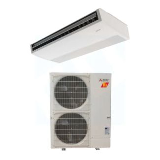 Mitsubishi 42,000 BTU SEZ-AD-Series 19.6 SEER2 Single Zone Ceiling-Suspended Mini Split Hyper Heat Pump System – R454B | 230V 