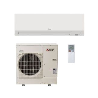 33,800 BTU Mitsubishi M-Series Floor Mount Mini Split – 18.5 SEER2, R454B, Dual Airflow & Quiet Year-Round Comfort for Small Spaces