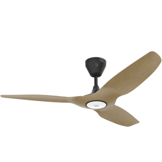 Big Ass Fans Haiku L 52" Smart Indoor Ceiling Fan - Caramel - Black Finish, Integrated LED (2700K), 20.3 Watts, Universal Mount, 5" Downrod, and Wireless Remote Control