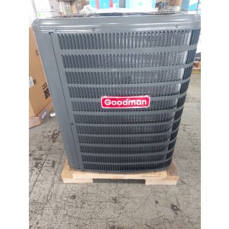 Goodman 3 Ton 13.4 SEER2 Central Air Conditioner Condenser – Scratch & Dent – Minimal Damage - Goodman 3 Ton 13.4 SEER2 Central Air Conditioner Condenser – Scratch & Dent – Minimal Damage  GLXS3BN3610-AC00916