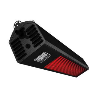 Detroit Radiant High Intensity Gas Patio Heater DSCS Series - 34,000 BTU - Single Stage - Black Finish