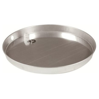 20 Inch Aluminum Water Heater Drain Pan with PVC Fitting