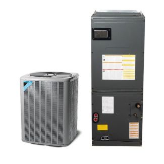 Daikin 3 Ton 14.3 SEER2 Heat Pump and Multi-Positional Air Handler System - 208/230V 3 Phase - DH4SEA3630 / AMST42CU1300