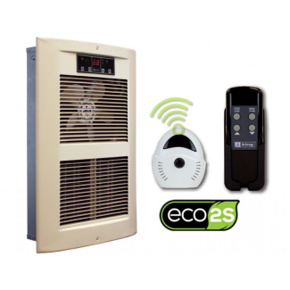 King Electric LPW ECO2S Electric Large Wall Heater, 240 Volts - Almondine, Pic-A-Watt Heater 2500 - 4500W