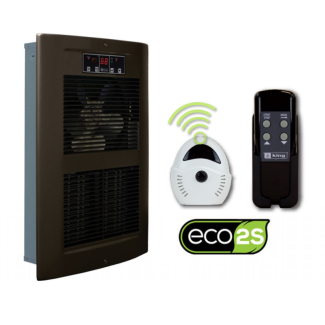 King Electric LPW ECO2S Electric Large Wall Heater, 240 Volts - Oiled Bronze, Pic-A-Watt Heater 2500 - 4500W