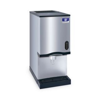 Manitowoc 16 1/4" NEO Air Cooled Countertop Nugget Ice Maker & Dispenser - 10 lb. Bin with Lever Dispensing - 115V - CNF0201A-L
