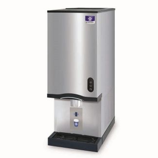 Manitowoc 16 1/4" NEO Air Cooled Countertop Nugget Ice Maker & Water Dispenser - 20 lb. Bin with Sensor Dispensing - 120V - CNF0202A