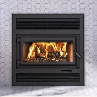 Ventis HE250R ZC Wood Fireplace With Blower And Faceplate - Up To 2200 Square Feet