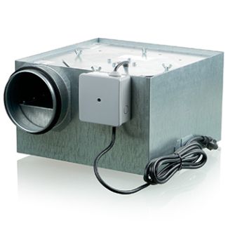 VENTS-US 5" Dryer Booster In- Line Centrifugal Metal Fan - VKP 125 PS