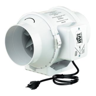 VENTS 6" Inline  Mixed- Flow Plastic Fan - TT Silent 150