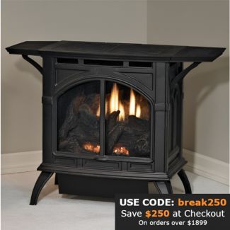 Empire Compact Ventless Gast Iron Gas Heating Stove - VFD20
