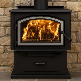Empire 1700 Wood Stove - WB17FS - Heats 1800 Sq Ft