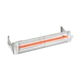 Infratech W Series 1500W Electric Patio Heater in Stainless Steel with Single Element for 120V - W1512