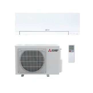 Mitsubishi 9,000 BTU EX-Series 21.7 SEER2 Single Zone Wall Mounted Mini Split Heat Pump System – R454B | 230V 