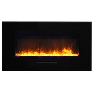 Amantii 44" Wall Mount or Flush Mount Electric Fireplace Series - WM-FM-34-4423-BG