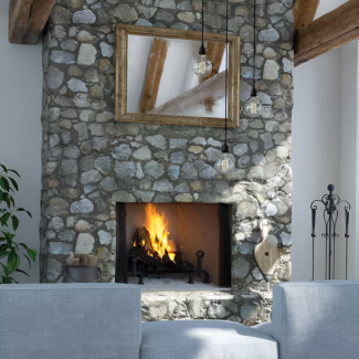 Superior 36" WRT4500 Wood Burning Fireplace with Radiant Clean Front - WRT4536