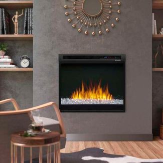 Dimplex Nova 28-Inch Plug-in Electric Fireplace w/Acrylic Ember Media Bed - XHD28G