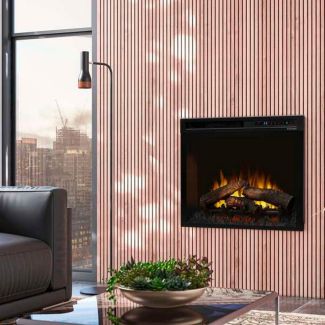 Dimplex Nova 28-Inch Plug-in Electric Fireplace w/Logs - XHD28L