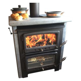 Nectre XL1600 Wood Cook Stove & Oven by Vermont Bun Baker - Heats 2500 Sq Ft