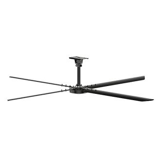 Hunter XP 7Ft  HVLS Ceiling Fan 24,000+ CFM Covers 1225 Sq Ft 120 Volt Single Phase - XP71P120V