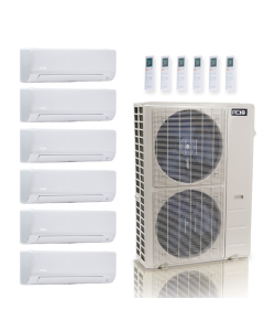 Mitsubishi 36,000 BTU GX-Series 23 SEER2 4 Zone Wall Mounted Mini