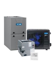 Hybrid 2.5 Ton 16 SEER2 96% AFUE 60,000 BTU ACIQ Furnace and High Efficiency Heat Pump System | Extreme Series - R454B - Multi-Positional