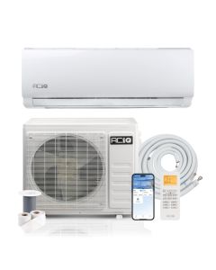 36,000 BTU ACIQ Essentials 17 SEER2 Single Zone Wall Mount Mini Split Heat Pump System w/16 Ft. Line Set - R32 | 230V