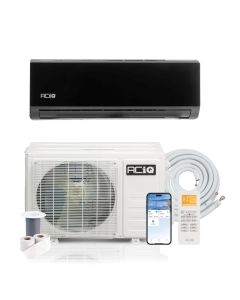 9,000 BTU ACiQ Essentials 20 SEER2 Single Zone Wall Mount Mini Split Heat Pump System w/ 16 Ft. Line Set - R454B | 230V