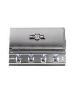 Buck Grill 32-Inch 4-Burner Built-In Gas Grill 304SS W/Lights - BG 32BUCKGRILL-LP/NG