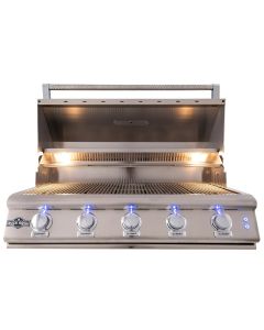Buck Grill 40-Inch 5-Burner Built-In Gas Grill W/Build Your Own Kitchen Options - BG 40BUCKGRILL-LP/NG