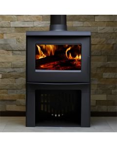 1,200 Sq Ft Wood Burning Stove with Blower & Pedestal EPA Certified by Breckwell - SW1.2 / B36T
