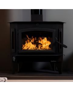 Buck Stove 91 Wood Burning Stove with Blower EPA Certified - FP 91 - Heats 3200 Sq Ft
